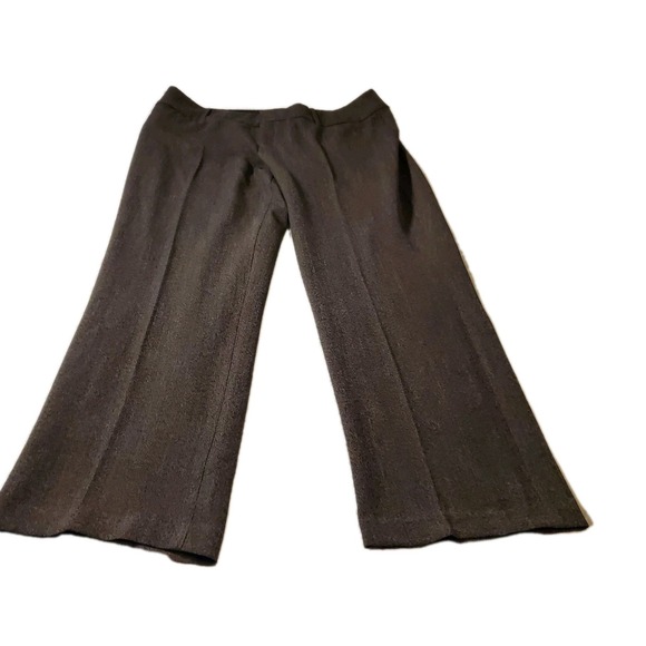 Nine West Pants - Nine West Curvy Bootcut Career Pants Sz 18 Wide Leg Gray Stretch Zip Comfort